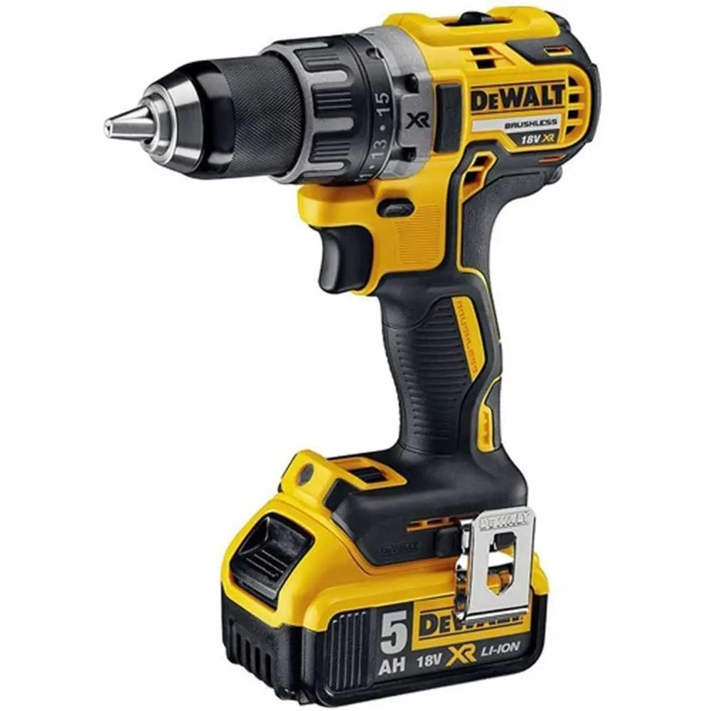 DEWALT 18 V./5,0 Ah ÇİFT AKÜLÜ KÖMÜRSÜZ ŞARJLI MATKAP